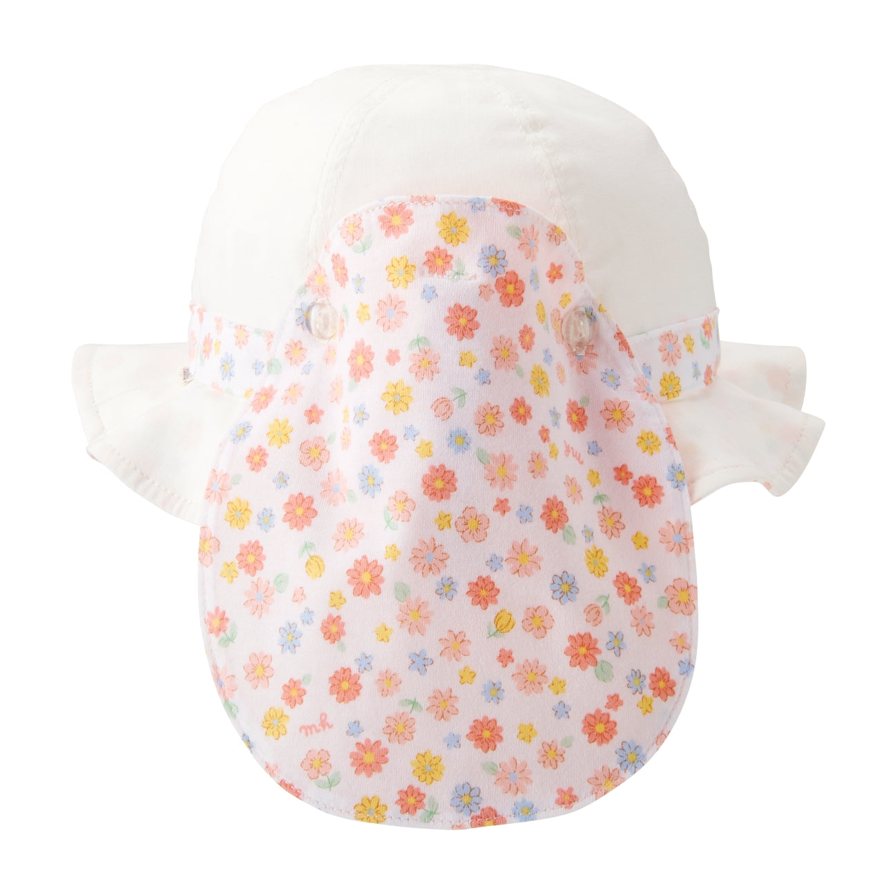 Floral Bow Sun Hat (UV Protection)
