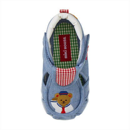 Classic MIKI HOUSE Sailor Bear Sandals
