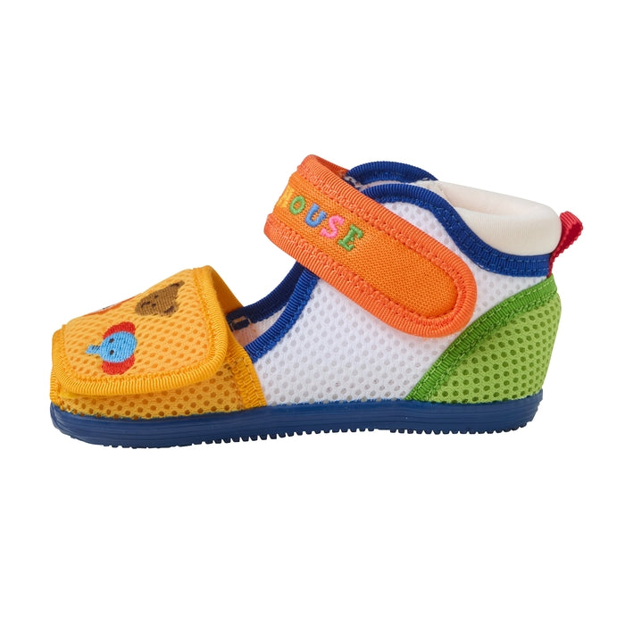 Classic MIKI HOUSE Bear Double Raschel Baby Sandals