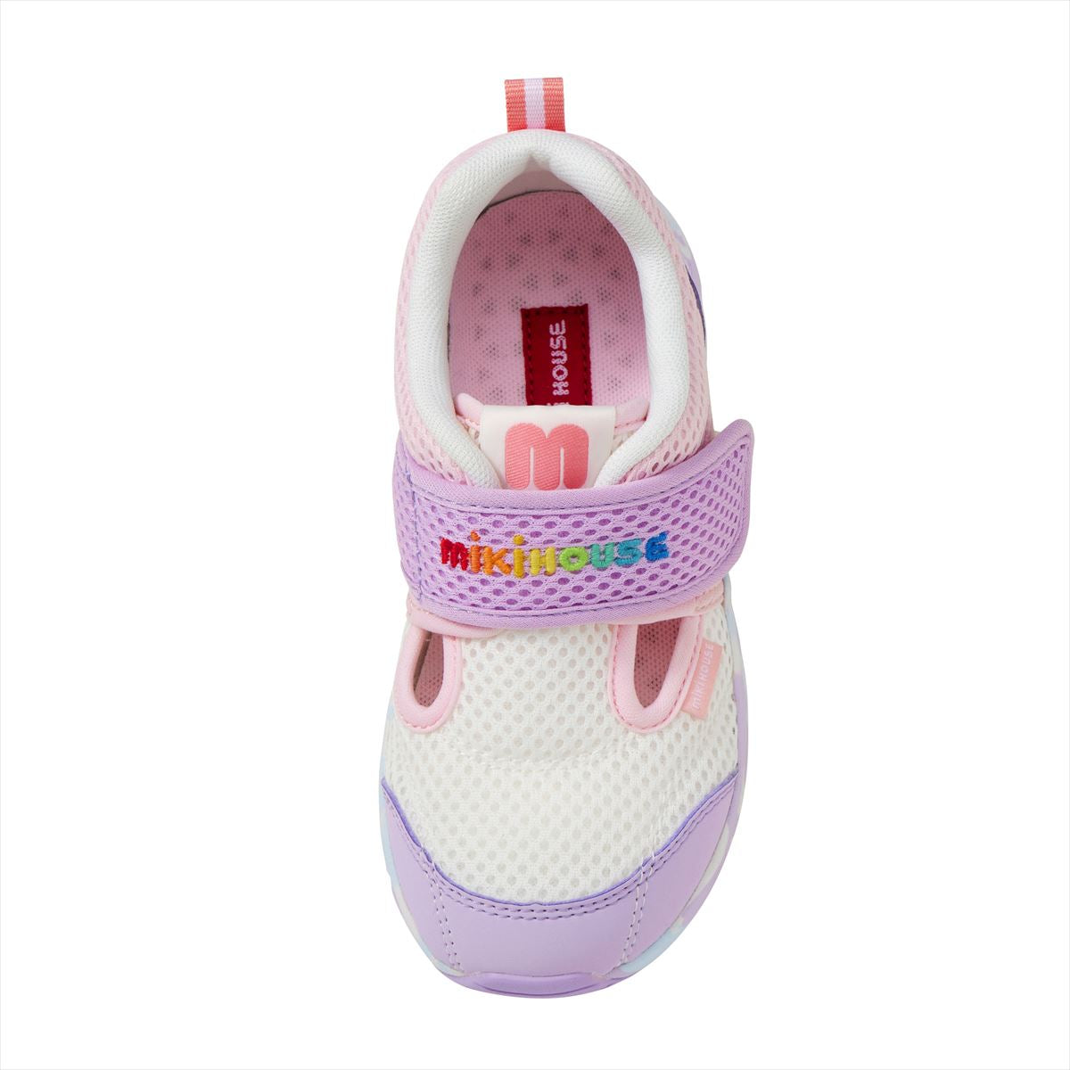 Double Russell Mesh Sneakers for Kids - Neon Marble