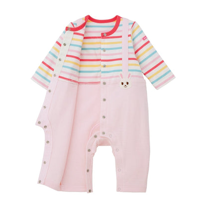 Suspender Faux-Layered Coverall