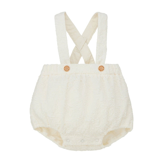Puffy Jacquard Baby Romper