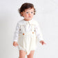 Puffy Jacquard Baby Romper