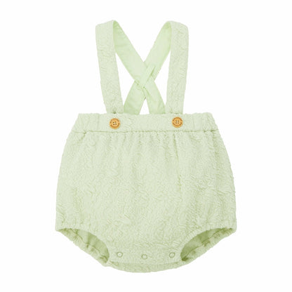 Puffy Jacquard Baby Romper