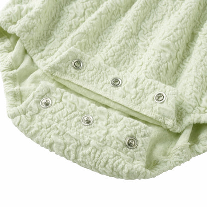 Puffy Jacquard Baby Romper