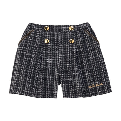 Luxe Tweed Culotte Skirt