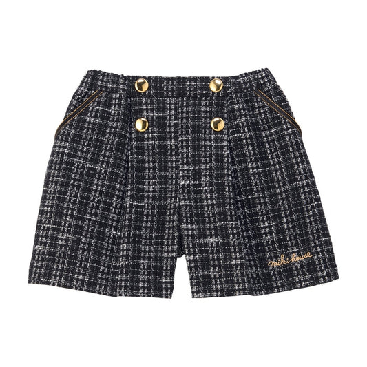 Luxe Tweed Culotte Skirt