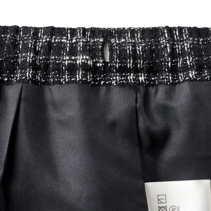 Luxe Tweed Culotte Skirt