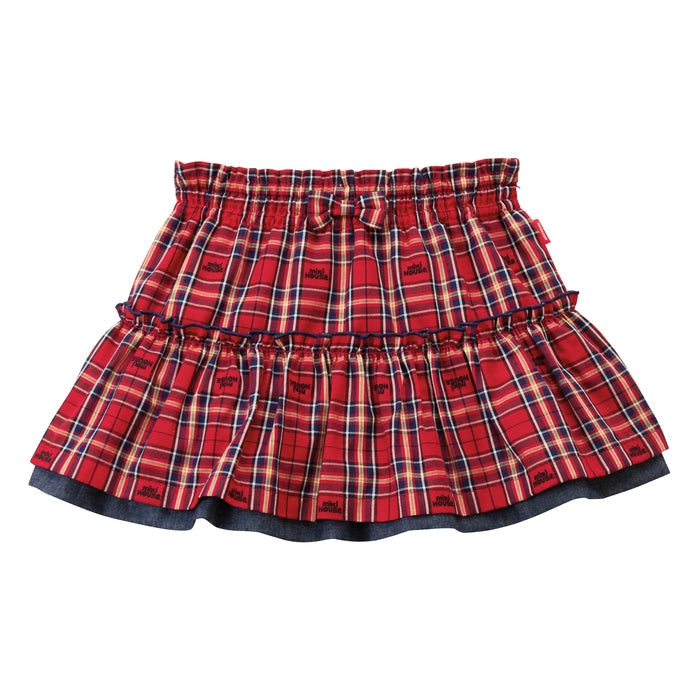 Reversible Checkered Skirt