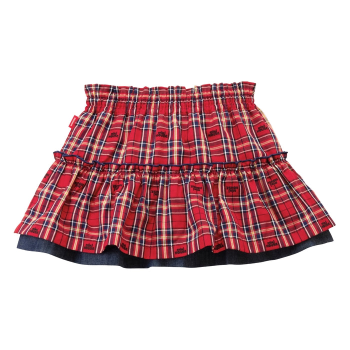 Reversible Checkered Skirt