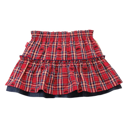 Reversible Checkered Skirt