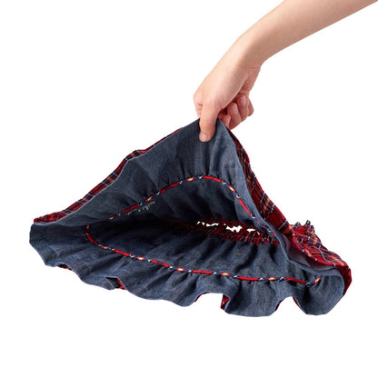 Reversible Checkered Skirt