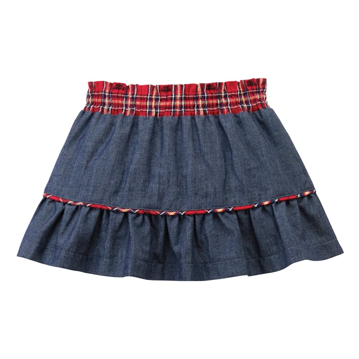 Reversible Checkered Skirt