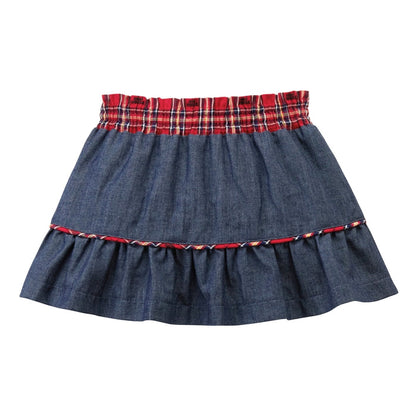 Reversible Checkered Skirt