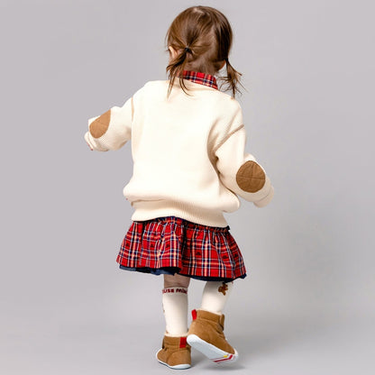 Reversible Checkered Skirt