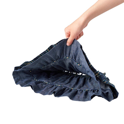 Reversible Checkered Skirt