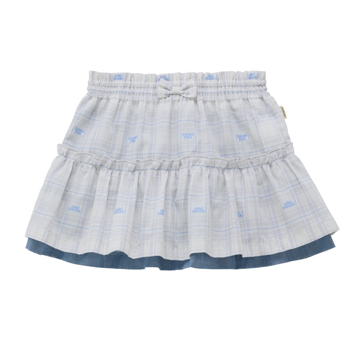 Reversible Checkered Skirt