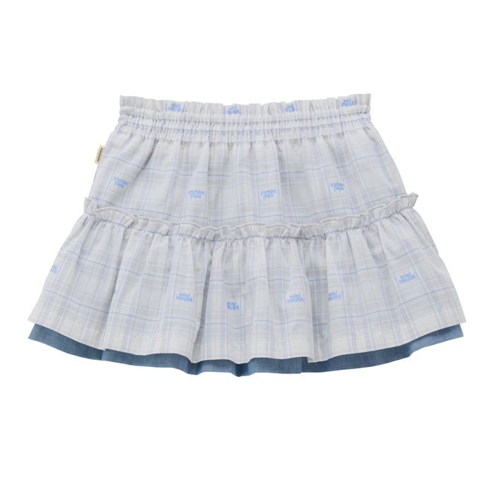 Reversible Checkered Skirt