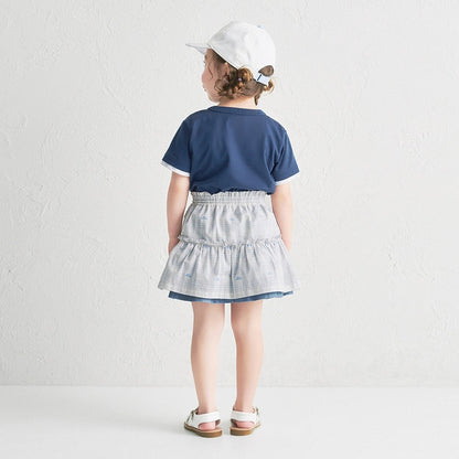 Reversible Checkered Skirt