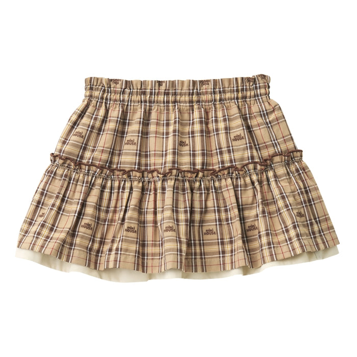 Reversible Checkered Skirt
