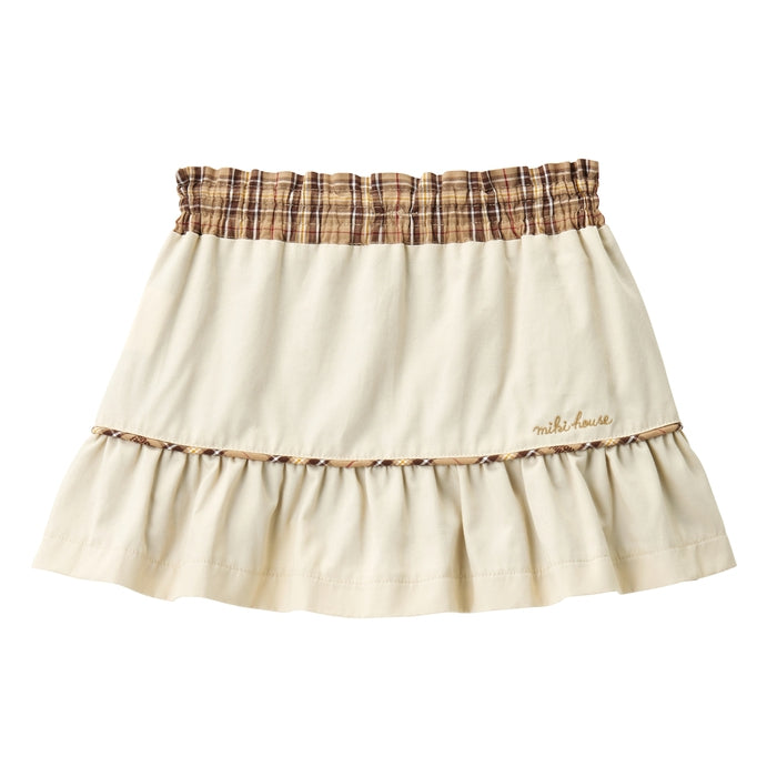 Reversible Checkered Skirt