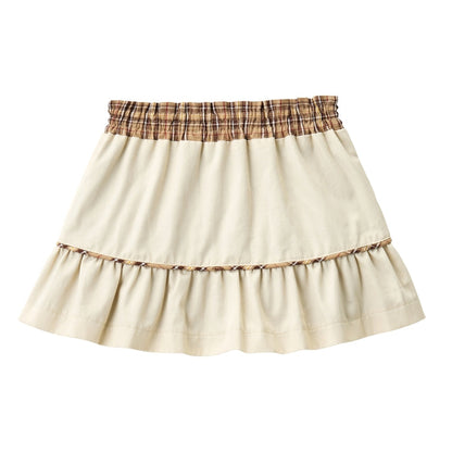 Reversible Checkered Skirt