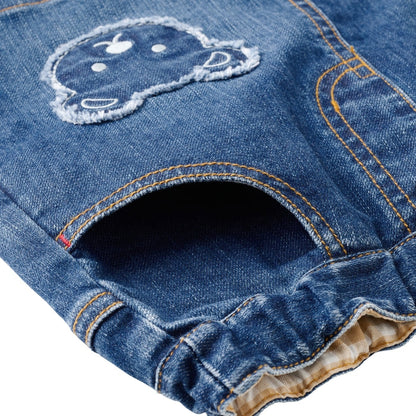 MIKI HOUSE Bear Denim Skirt