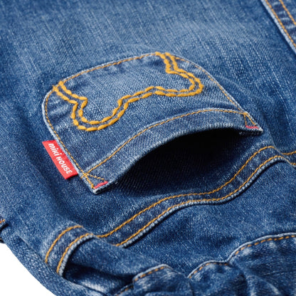 MIKI HOUSE Bear Denim Skirt