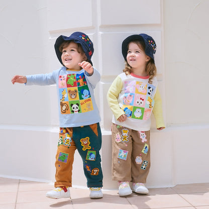 Pucchi's Pop Patch Wide-Leg Pants