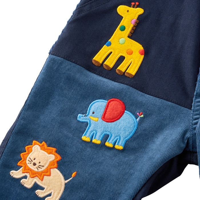 Classic MIKI HOUSE Bear Patchwork Pants