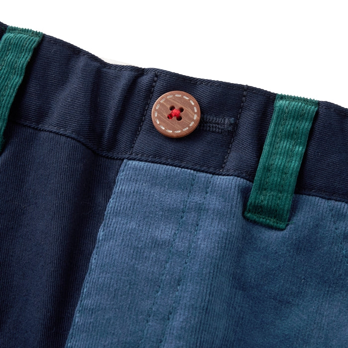 Classic MIKI HOUSE Bear Patchwork Pants