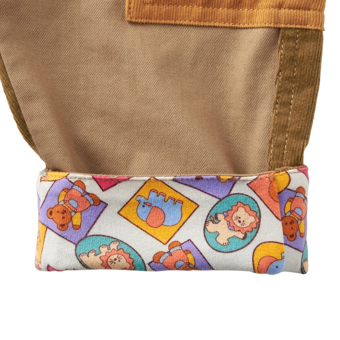 Classic MIKI HOUSE Bear Patchwork Pants