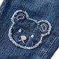 MIKI HOUSE Bear Denim Pants