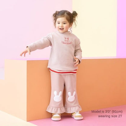 Cozy Bunny Patch Pants