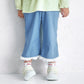 Teddy Bear Emblem Wide-Leg Pants