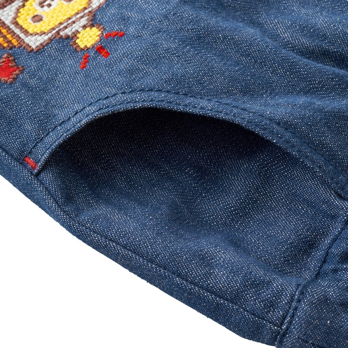 Robot Pucchi Pixel Denim Pants