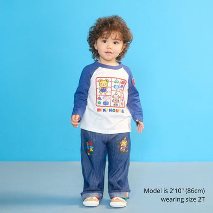 Robot Pucchi Pixel Denim Pants