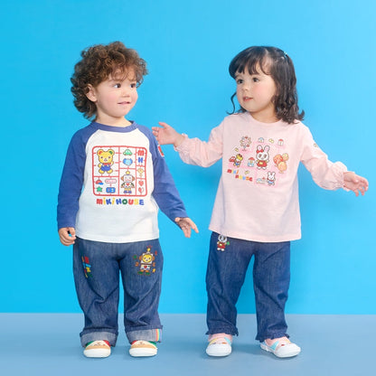Robot Pucchi Pixel Denim Pants