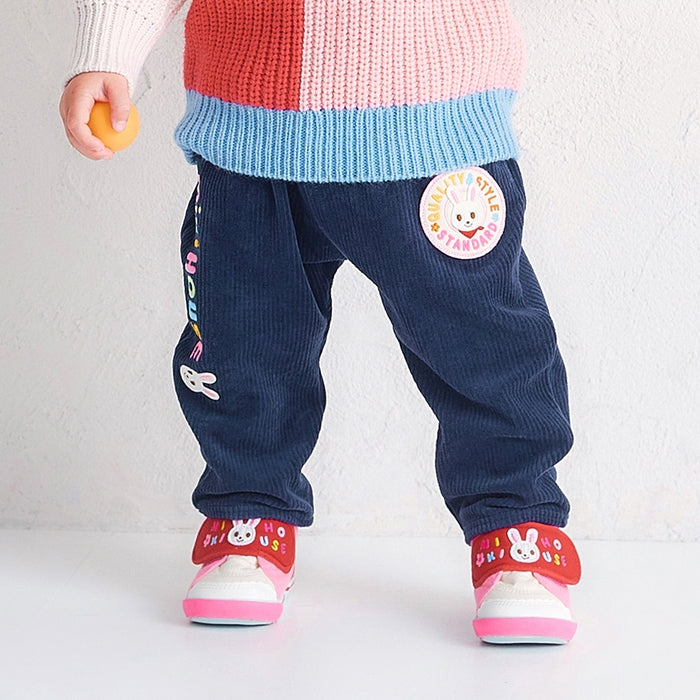 Usako's Knit Cord Logo Pants