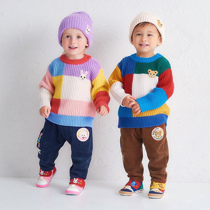Usako's Knit Cord Logo Pants