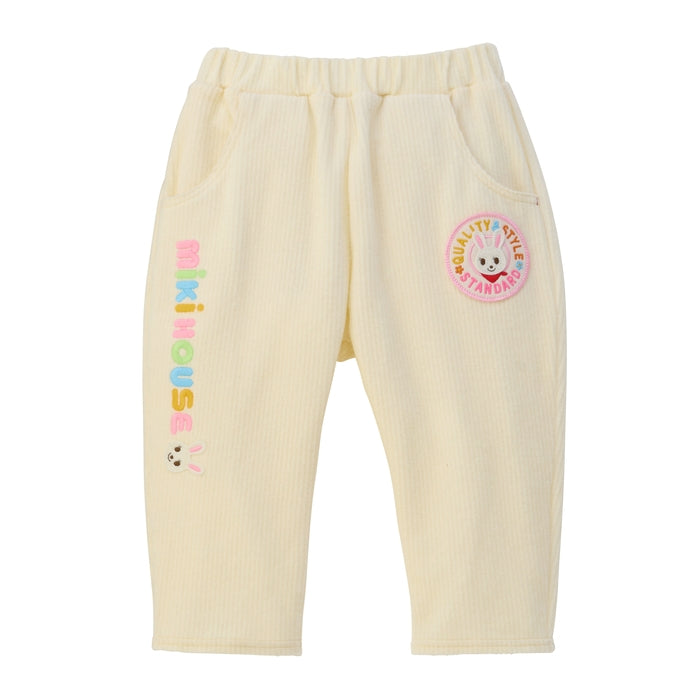 Usako's Knit Cord Logo Pants