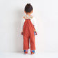 Classic MIKI HOUSE Bear Zip-Up Corduroy Overalls