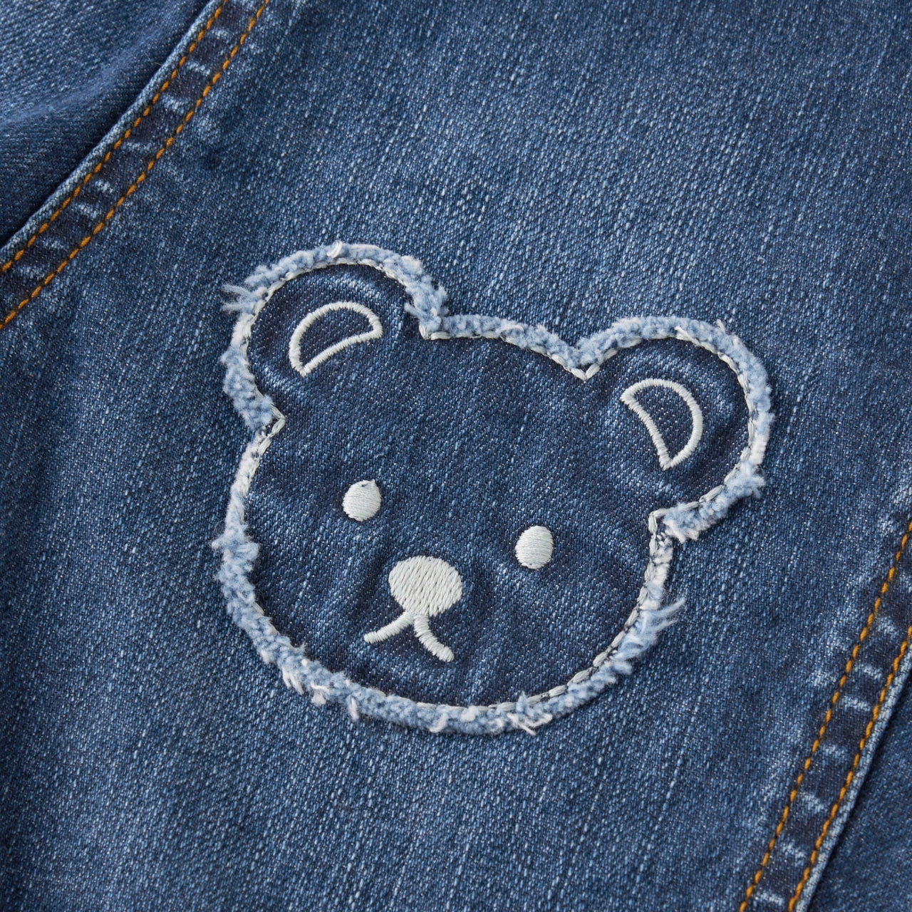 MIKI HOUSE Bear Overalls