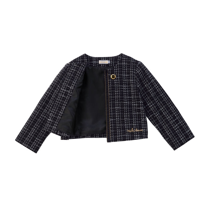 Luxe Tweed Bolero Jacket