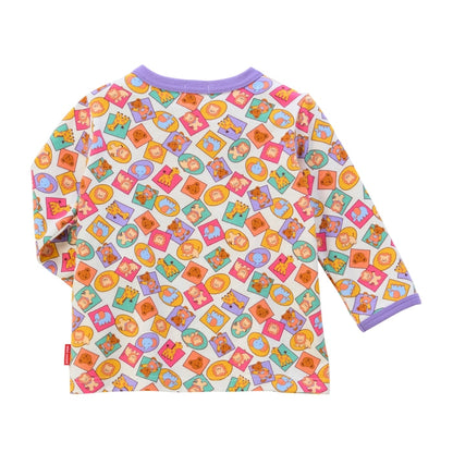 Classic MIKI HOUSE Bear All-Over Print Tee