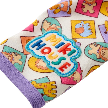 Classic MIKI HOUSE Bear All-Over Print Tee