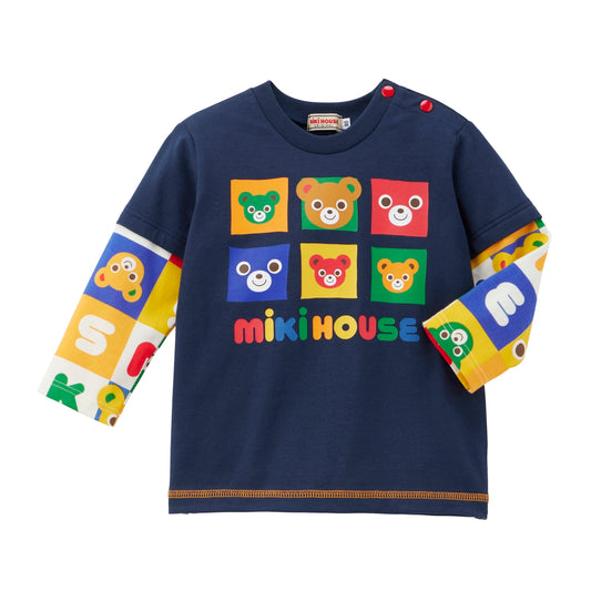 Logo Blocks Long-Sleeve Shirt