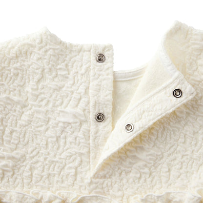 Teddy Bear Emblem Puffy Jacquard Tee