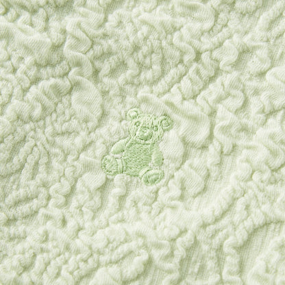Teddy Bear Emblem Puffy Jacquard Tee
