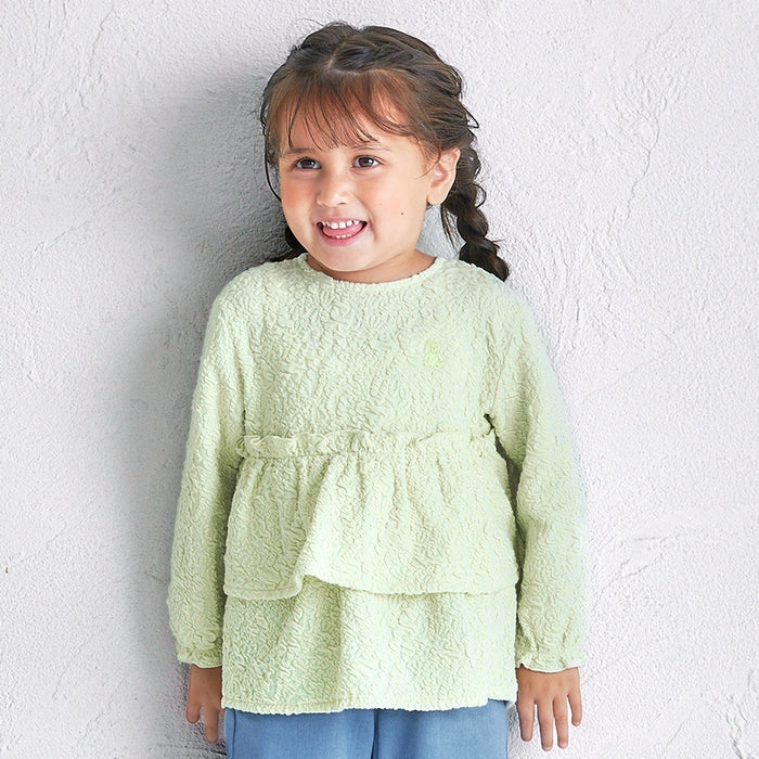 Teddy Bear Emblem Puffy Jacquard Tee